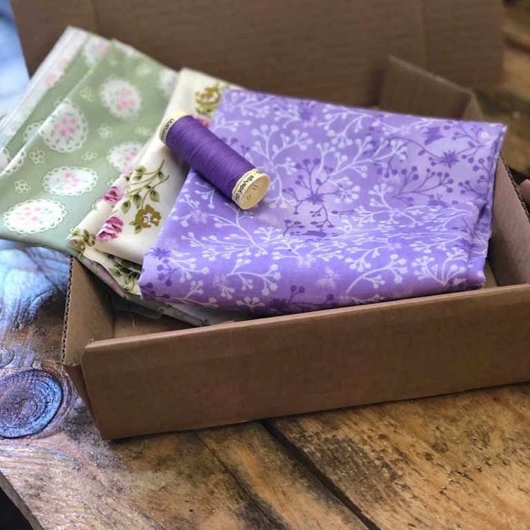 purple fabric subscription box example